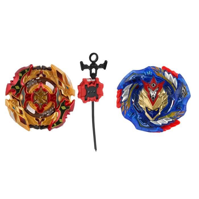 Poign/ée pour Toupies Jouets de Enfants B Blesiya 2pcs Lanceur de Cha/îne Haute Qualit/é et Durable /À Double Sens