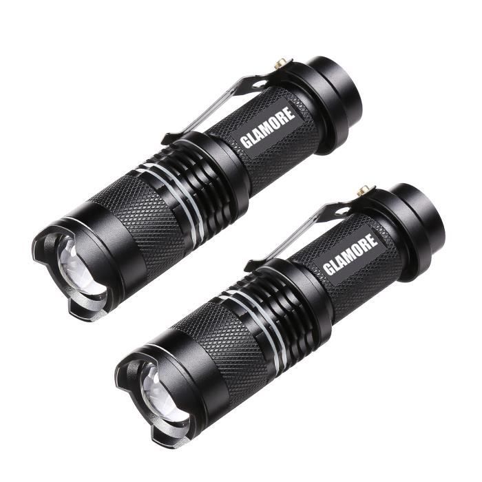 Glamore Lampe De Poche Torche Electrique Led Militaire Puissante Rechargeable Taser Tactique Police Etanche Stroboscopique 7w 2pcs Achat Vente Lampe De Poche Glamore Lampe De Poche Torche Electrique Led Militaire