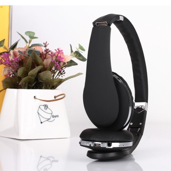 Casque Ecouteur Oreillette Bluetooth casque Pliant ...