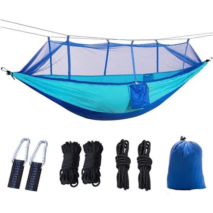 Moustiquaire De Camping Pour Hamac Ultralight - Protection Anti-Insectes Avec Fermeture Éclair Double - Vert Armée