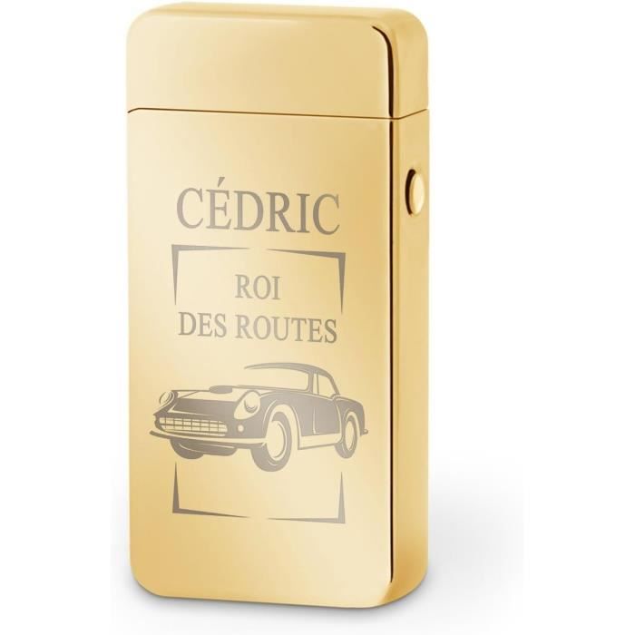 Briquet Personnalisé Briquet Électrique [ Briquet Usb Rechargeable Avec Lumière] Coupe-Vent Briquet Zippo