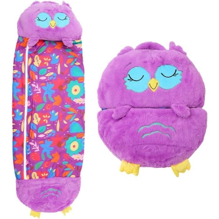 Oreiller De Jeu / Sac De Couchage 2-en-1 Tianbi – Animal En Peluche 160x60 Cm, Fermeture éclair, Pour Enfants 3-9 Ans