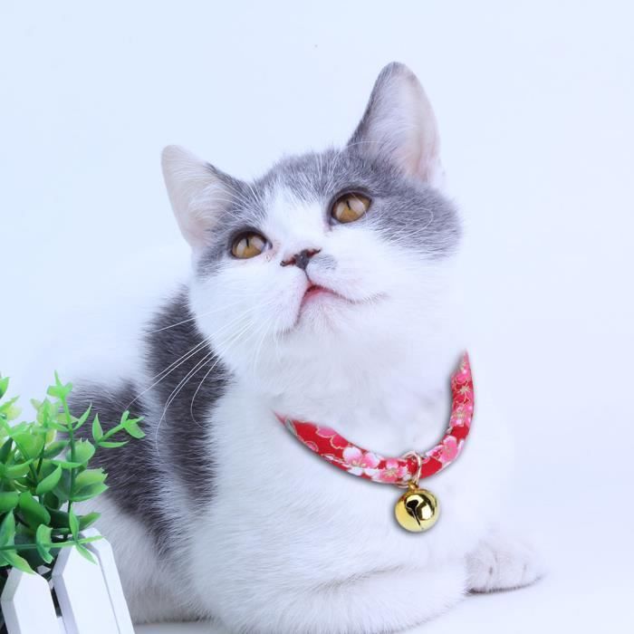Reglable Nouveau Dessin Anime Cloche Pour Animaux De Compagnie Collier Pendentif Collier Mignon Collier Petit Chat Fish819 Cdiscount