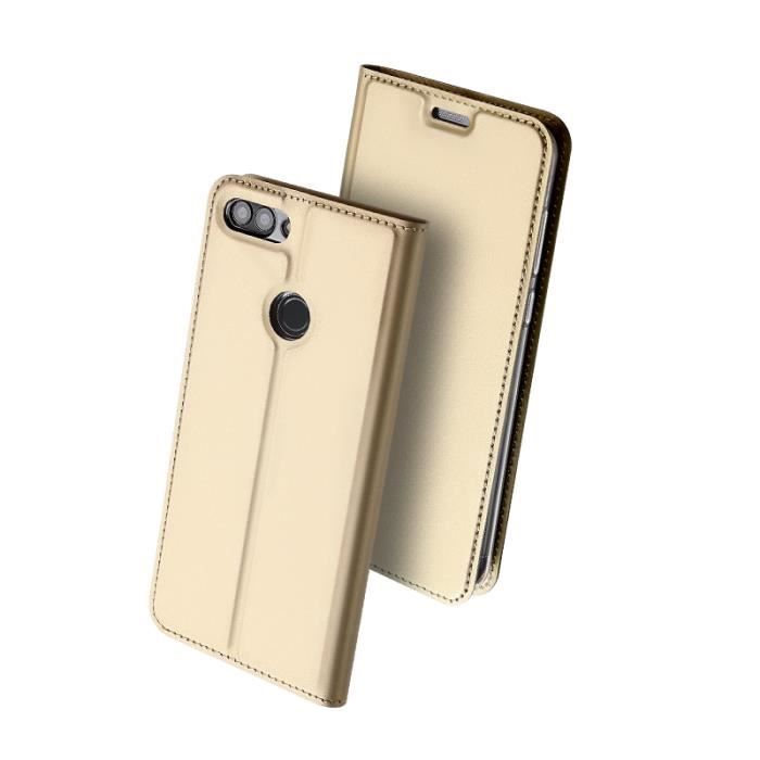 Housse Portefeuille SDTEK Pour Huawei P Smart 2017/2018 - étui Cuir, Neuf En Emballage