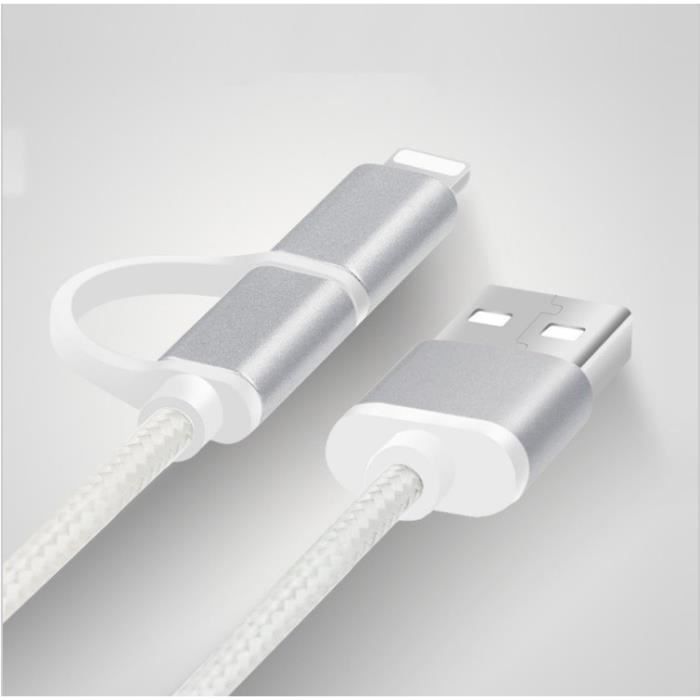 Cable d'origine APPLE USB lightning 1m pour iPad AIR 2 (ref Apple Data Cable  MD818ZMA) Livré en BLISTER. - Cdiscount Téléphonie