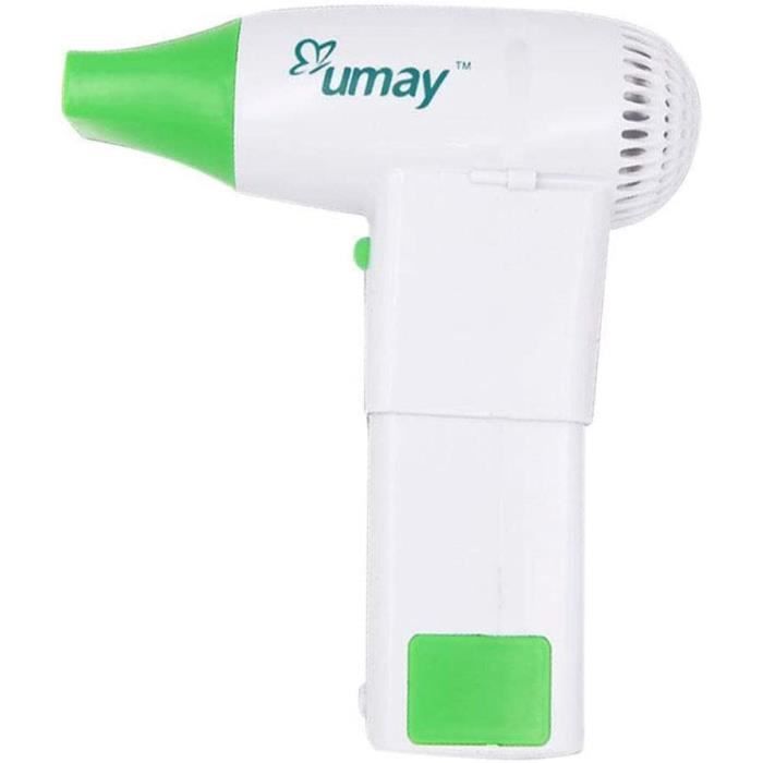 Sèche-cheveux Jouet Phon à Piles – Son Et Air Réels – Brosse, Peigne, Miroir Inclus – Salon De Coiffure Enfant – Dès 3 Ans