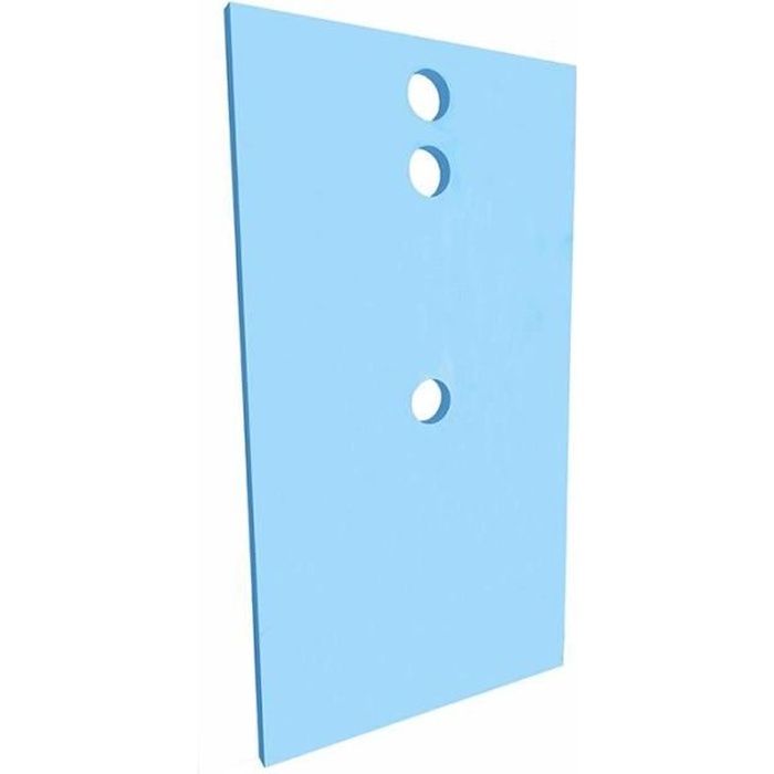 Rehausse de 8 cm pour receveur - Couleur principale: Bleu - Matière: Verre
