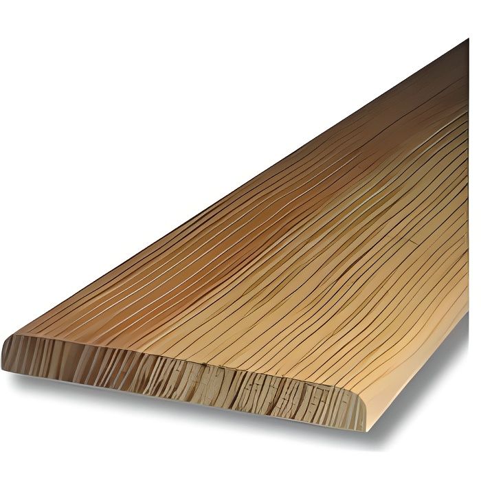 Chant plat pin 2 arrondis 2400x25x6 mm - supbois