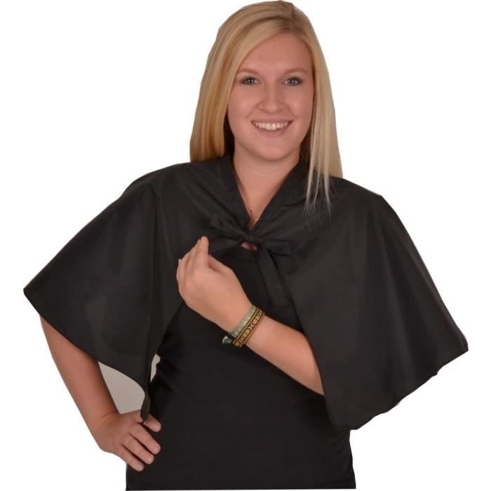Capes de coupe Solida Cape de coiffeur taffetas avec bandes de ruban