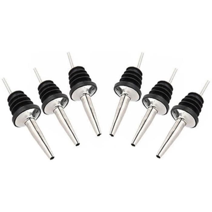 Lot De 12 Verseurs De Bec De Bouteille En Acier Inoxydable Premium - Parfaits Pour Vin, Liqueur Et Cocktails