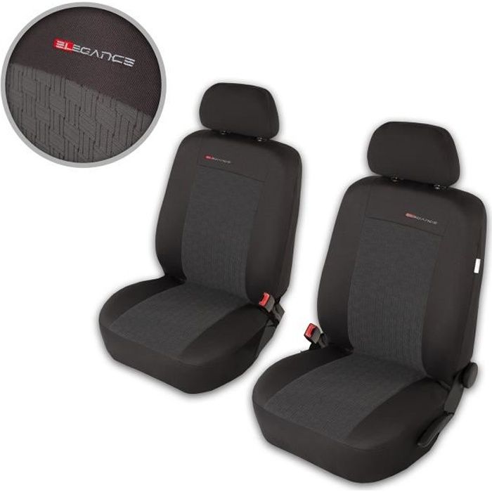 Housse De Siège Auto Pour Citroën C3 2020-2026 - Avant Et Arrière - Tissu écologique, Protection Complète - Couleur A/Black Blue