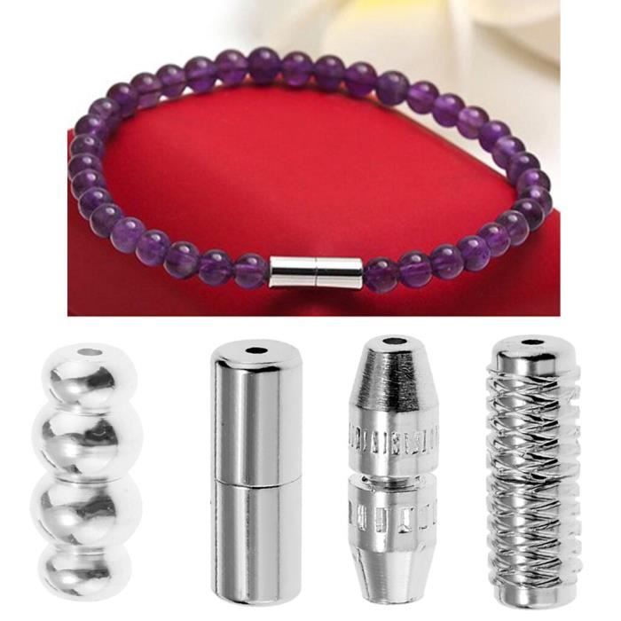 Ton Mental 925 Sterling Mental Baril Fermoir Perles Connecteur Pour La Fabrication De Bijoux Collier A Faire Soi Meme Bracelet Achat Vente Sautoir Et Collier Ton Mental 925 Sterling Argent Argente