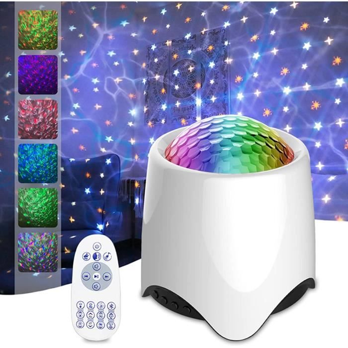 Projecteur LED Rotatif 360° étoiles Et Planètes - Lampe D'ambiance Pour Chambre, Fête, Plafond, Alimentation USB - 4