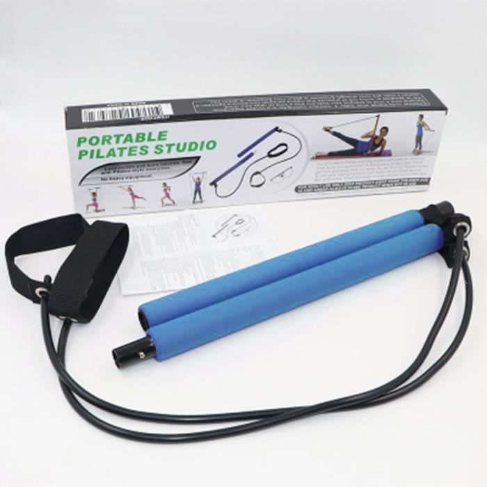 Barre De Pilates QWORK - 108 Cm Détachable, 360 Kg Charge Max - Pour Bandes Résistance