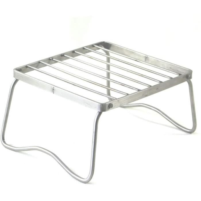Hililand barbecue de camping portable Barbecue de Camping en acier