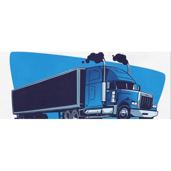 Papier D Emballage De Joyeux Anniversaire Enorme Et Puissant De Gros Camion 58x23 Pouces 2 Rouleaux De Papier D Emballage De Cadeau Cdiscount Beaux Arts Et Loisirs Creatifs