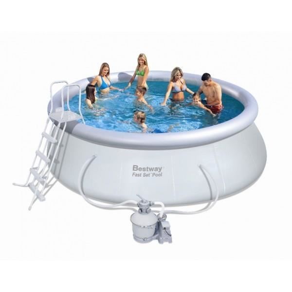 Piscine Hors Sol Autostable De 4 M 57 Filtre A Sable Achat Vente Piscine Piscine Hors Sol Autostable Cdiscount