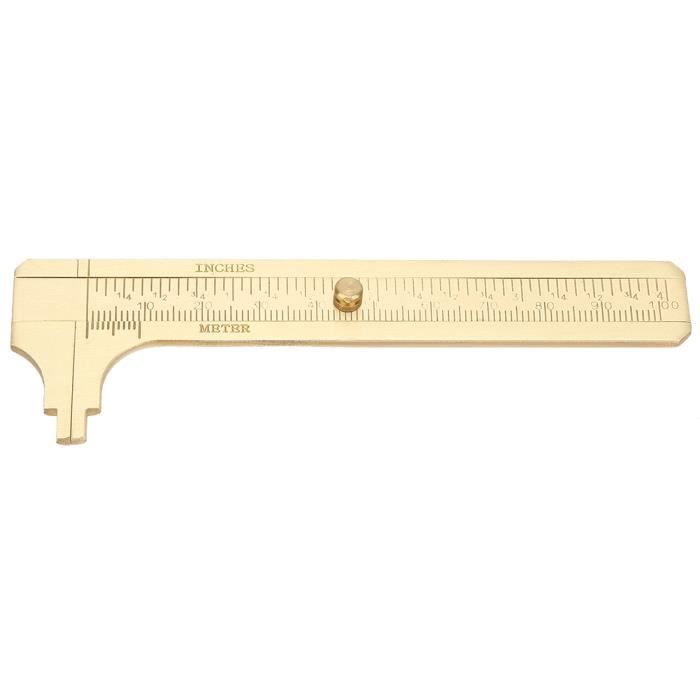 Règle Antique En Laiton 30 Cm Double échelle - Style Vintage - Neuf