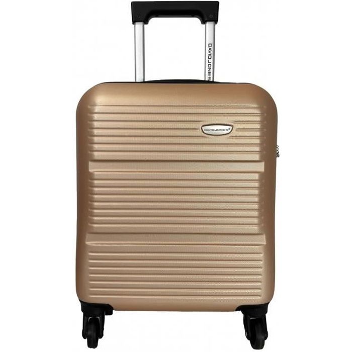 valise cabine abs taupe - ba1035b1p -