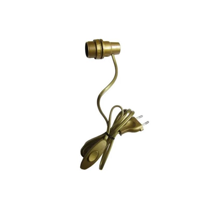 Kit De 2 Douilles E14 Avec Câble 240 Cm Et Interrupteur - Pour Transformer Des Bouteilles En Lampes
