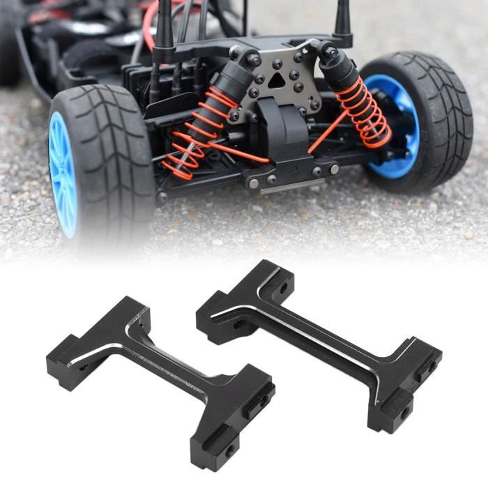 INJORA Pare-chocs arrière en aluminium CNC pour 1/18 RC Crawler FMS FCX18 LC80 Mise à niveau