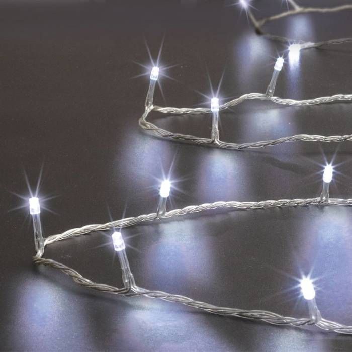 Guirlande lumineuse LED programmable - LA BOUTIQUE DE NOEL - Technobright 200 - Blanc - 20m - Extérieur