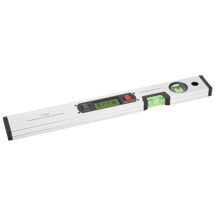 Dilwe jauge d'angle Jauge de détecteur d'angle Portable inclinomètre rapporteur numérique LCD
