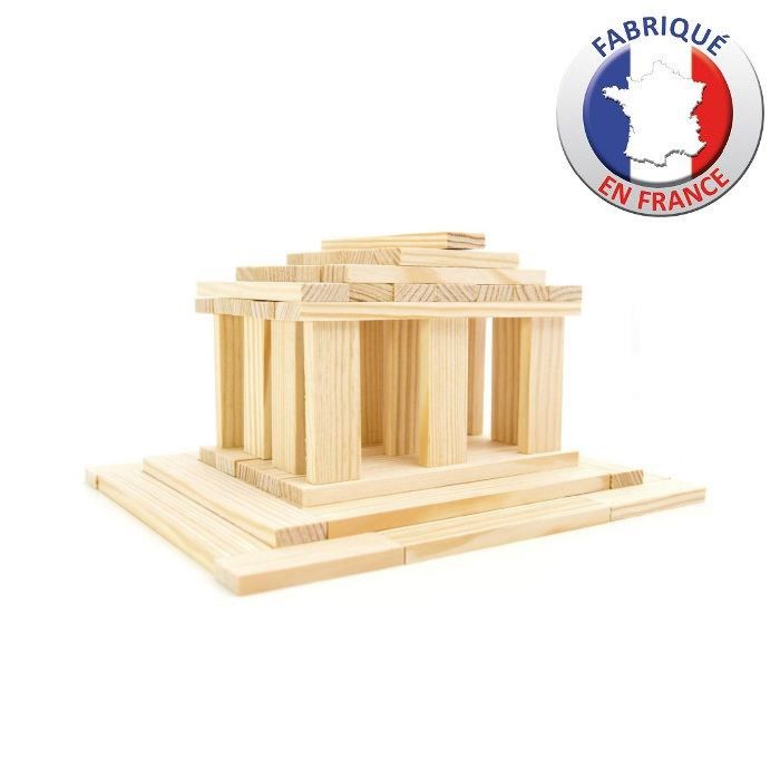 Jeu De Construction En Bois Jeujura Chalet 8004, 5-7 Ans, France, Occasion