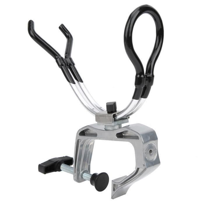 Support De Canne à Pêche Réglable 360° – Pour Rail De 25 Mm – Acier Inoxydable 316 Marine – Installation Sans Perçage – Pêche En Mer