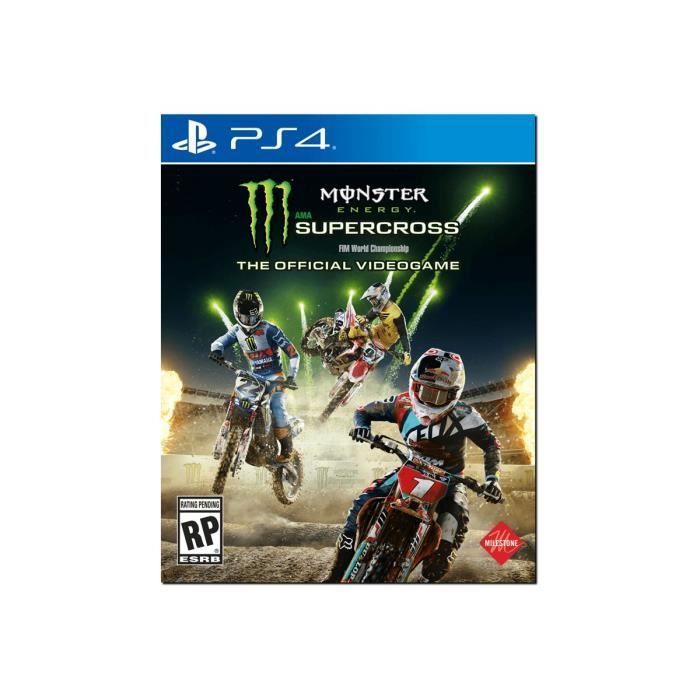Monster Energy Supercross The Official Videogame PlayStation 4 anglais italien - vue 8