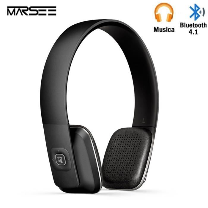 Casque BluetoothMarsee bluetooth 4.1 haute fidélité sans fil pour Samsung S8 S8+ S9 S9+ Note 8 / 9 iPhone X/ XS/XS Max/XR/ 8