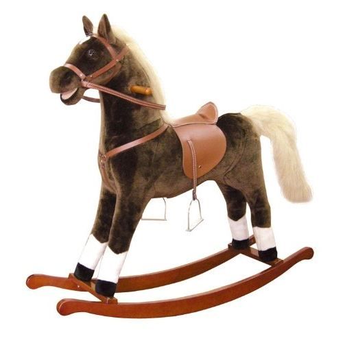 Cheval a bascule en peluche online