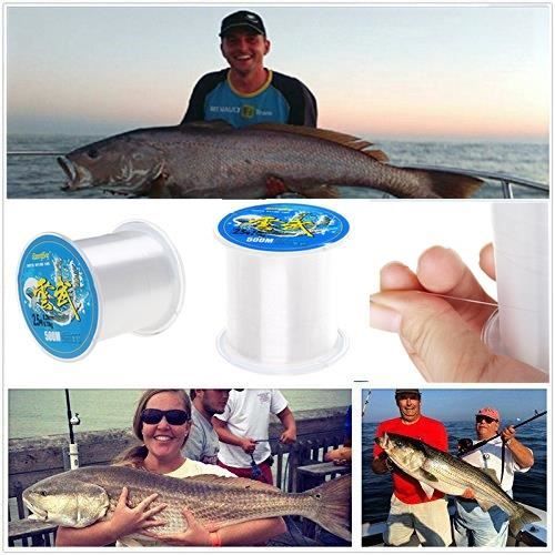 KOKSII Ligne Tressée 4 Brins 500m 30LB 0.26mm – Ultra-résistante, Bleue, Pour Pêche Pro Et Loisir