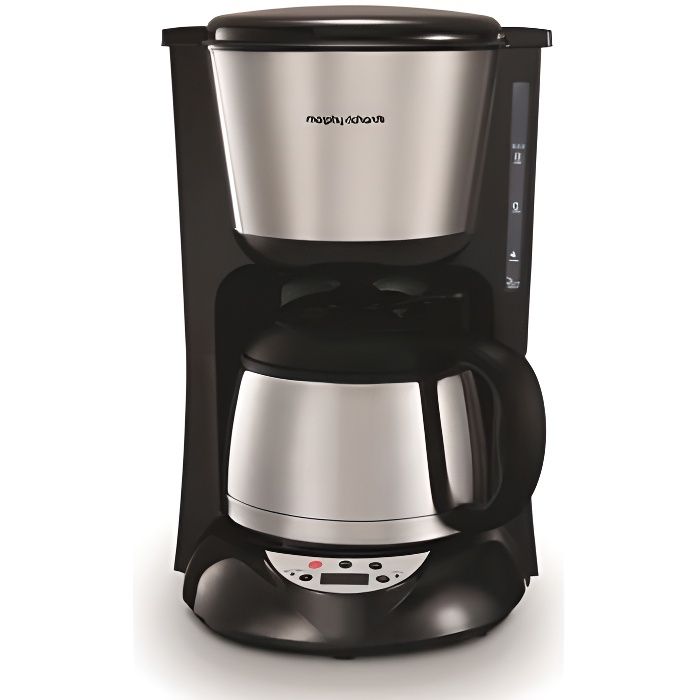 Cafetière Filtre Barista Avec Broyeur Intégré - Verseuse Isotherme 1L - Minuterie 24h - Café Frais Moulu