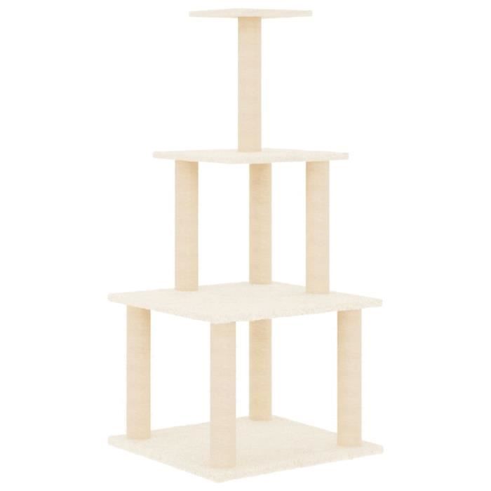 Meilleurs prix pour Arbre à chat - MOTHINESSTO - YY00835 - Crème - Bois d'ingénierie - 111 cm