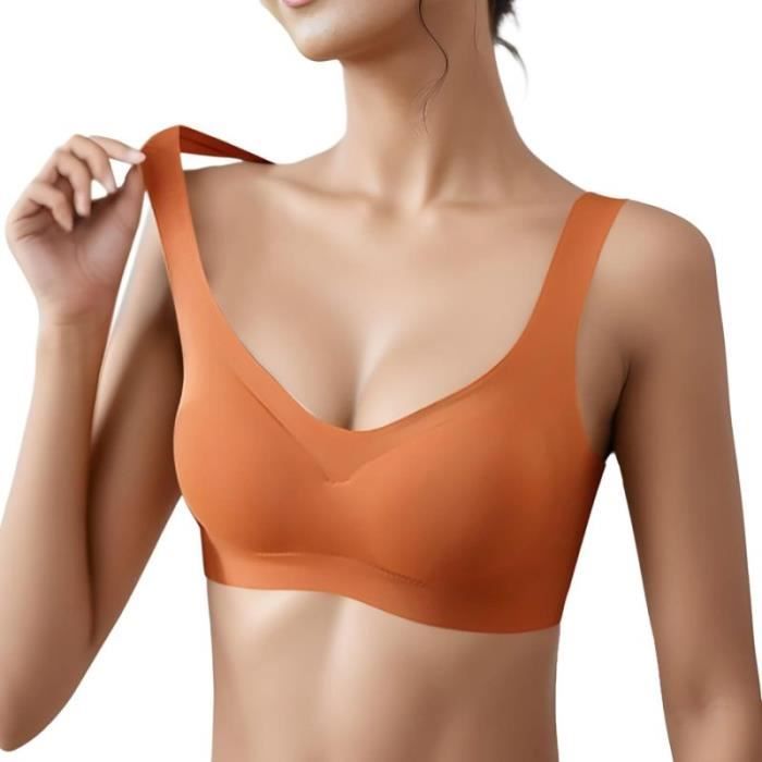 Soutien-gorge De Sport Sans Armature, Respirant, Avec Coques Amovibles, Dos Ajouré – Confort Et Style