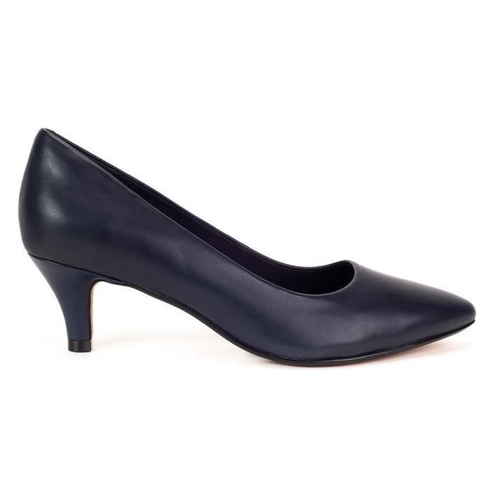 Escarpins Bleus Taille 41 - Occasion Très Bon état, Matière Synthétique, Talons Hauts