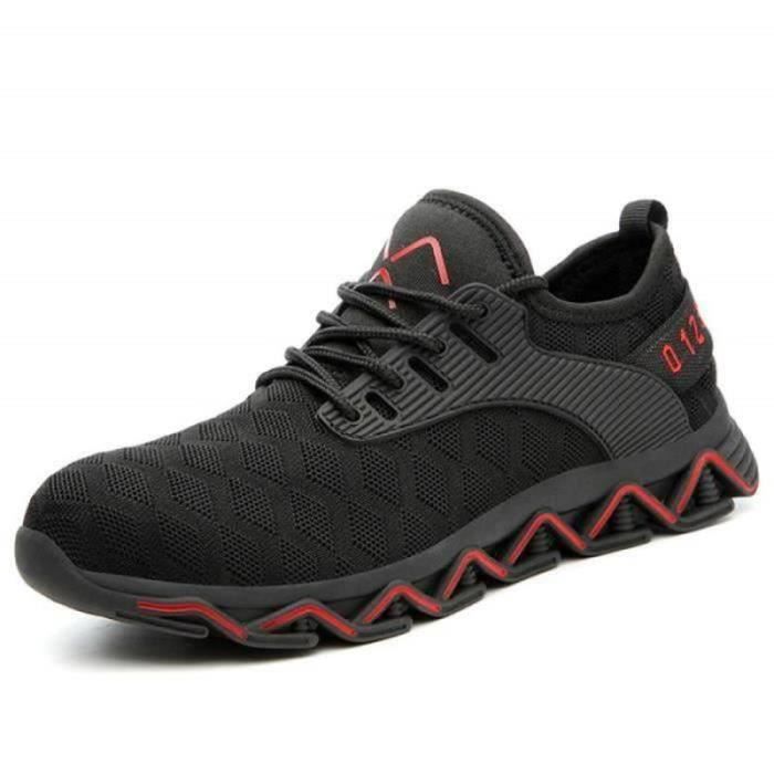Chaussures De Sécurité Loiston Avec Embout Acier - Hommes Et Femmes, Tailles EU36 à EU48 (noir, Bleu, Rouge, Blanc, Jaune) - 5