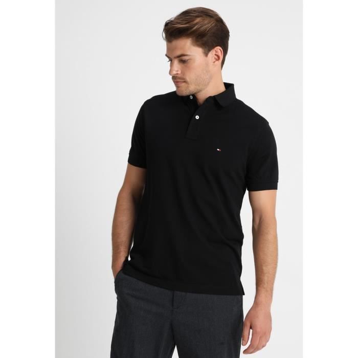 POLO TOMMY HILFIGER HOMME Noir Cdiscount Pr t Porter