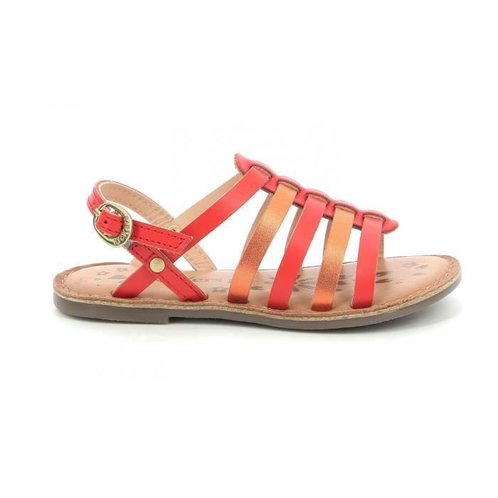Sandales fille Kickers Dixon or 29 Or Cdiscount Sport