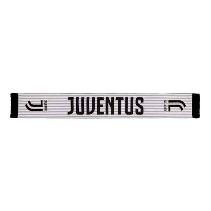 1 Écharpe Juventus Officiel Laine Tubulaire Juve Nouveau Logo