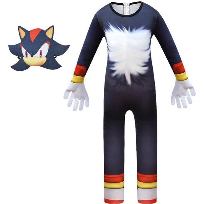 Déguisement Sonic Shadow The Hedgehog pour enfant - FINDPITAYA - Costume et  masque en polyester noir Noir - Cdiscount Prêt-à-Porter