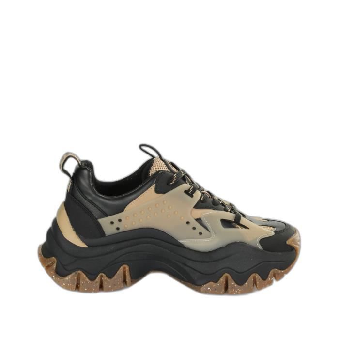 Baskets nappa vegan femme Buffalo Trail One - eggshell/black - 41