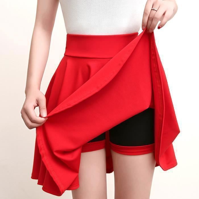 Jupe,Mini Jupe Plissée Pour Femmes, Asymétrique, épaule Dénudée, Hanche
