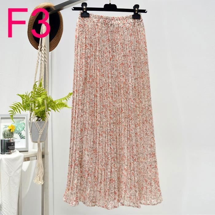 Jupe Longue Plissée En Mousseline De Soie Bleu Marine - Boutique De Mode Bohème Chic, Indie Et Romantique