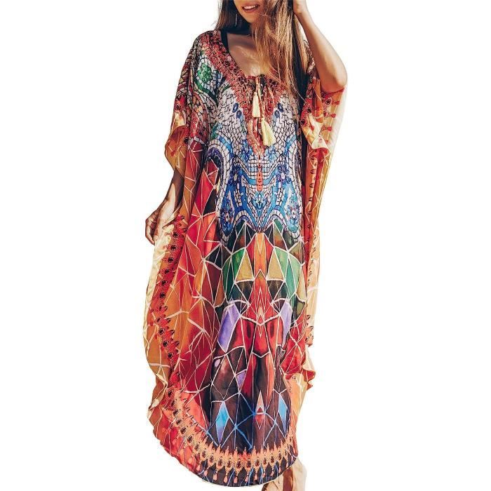 Paréo Femme Grande Taille – Tissu Mousseline Transparent, Style Bohème, Pour Plage, Plusieurs Façons De Le Porter