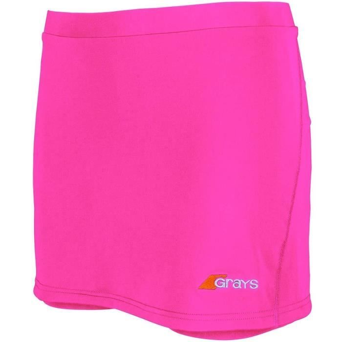 Jupe-short femme Grays Hockey Apex - fluo pink - M