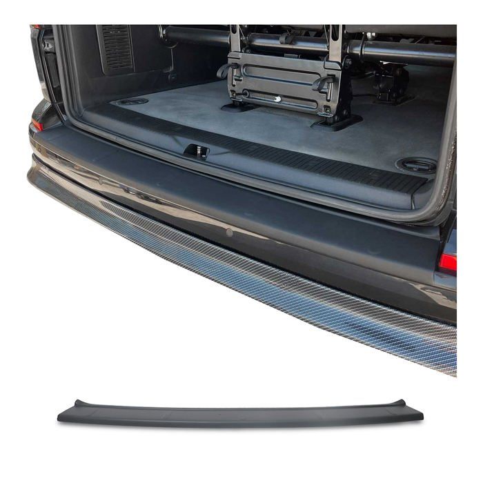 Protection Seuil De Pare-chocs Arrière Alu Pour VW T6 Transporter 2015+