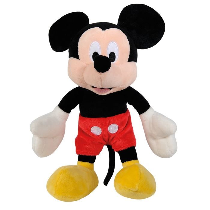 Disney Nicotoy Peluche Mickey 25 cm Cdiscount Jeux Jouets