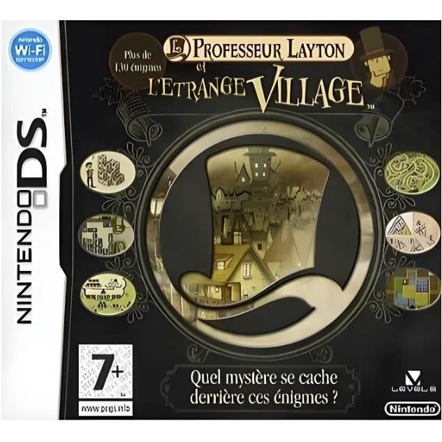 Professeur Layton Et L'Etrange Village / Jeu Nintendo Ds